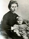 Елена Оттобальдовна Кириенко-Волошина с Максом. 1878 г.
