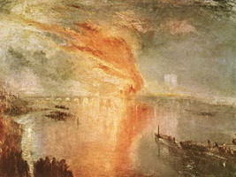 Пожар парламента (Дж. Тернер, 1835 г.)