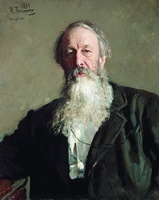 Портрет В.В. Стасова (И.Е. Репин, 1883 г.)