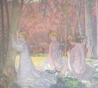Фигуры в весеннем пейзаже (М. Дени, 1897 г.)