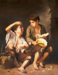 Мальчики с фруктами (Б.Э. Мурильо, 1645-1654 г.)